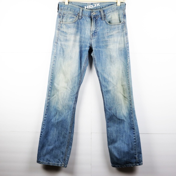 Helix Other - Helix N56 Embroidered Distressed Jeans 30x32